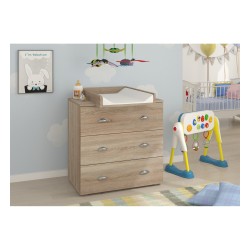 Chest of drawers MIA 80 cm, sonoma oak