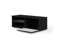 TV unit MONA 100 103 cm, black mat with black gloss front TV unit MONA 100 103 cm, black mat with black gloss front