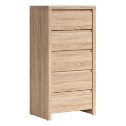 Chest of drawers KASPIAN 56 cm, 5 drawers, sonoma oak Chest of drawers KASPIAN 56 cm, 5 drawers, sonoma oak