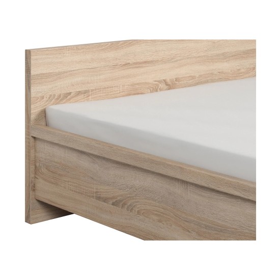 מיטה KASPIAN 140 x 200, אלון סונומה מיטה KASPIAN 140 x 200, אלון סונומה