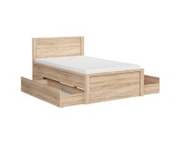 מיטה KASPIAN 120 x 200, אלון סונומה מיטה KASPIAN 120 x 200, אלון סונומה