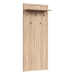 Wall coat rack KASPIAN 66 cm, sonoma oak