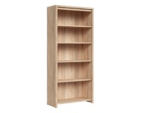Шкаф книжный KASPIAN 90 см, дуб сонома