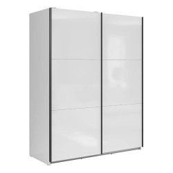 Wardrobe TETRIX 154 cm, white high gloss