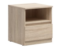 Bedside table TETRIX 45 cm, 1 drawer, sonoma oak