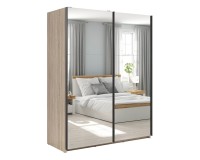 ארון בגדים TETRIX 154, עם מראה, אלון סונומה ארון בגדים TETRIX 154, עם מראה, אלון סונומה