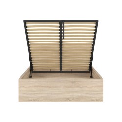 מיטה TETRIX 160 x 200, עם ארגז מצעים, עם ראש מיטה מרופד, אלון סונומה מיטה TETRIX 160 x 200, עם ארגז מצעים, עם ראש מיטה מרופד, אלון סונומה