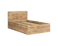 מיטה TETRIX 120 x 200, עם ארגז מצעים, אלון ווטן