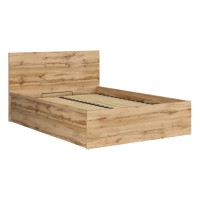 Bed TETRIX 140 x 200, with storage box, wotan oak
