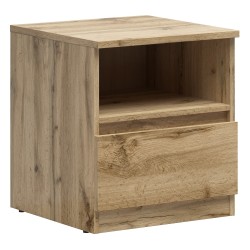 Bedside table TETRIX 45 cm, 1 drawer, wotan oak Bedside table TETRIX 45 cm, 1 drawer, wotan oak