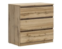שידה TETRIX 75, 3 מגירות, אלון ווטן שידה TETRIX 75, 3 מגירות, אלון ווטן