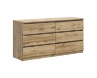 שידה TETRIX 150, 6 מגירות, אלון ווטן שידה TETRIX 150, 6 מגירות, אלון ווטן