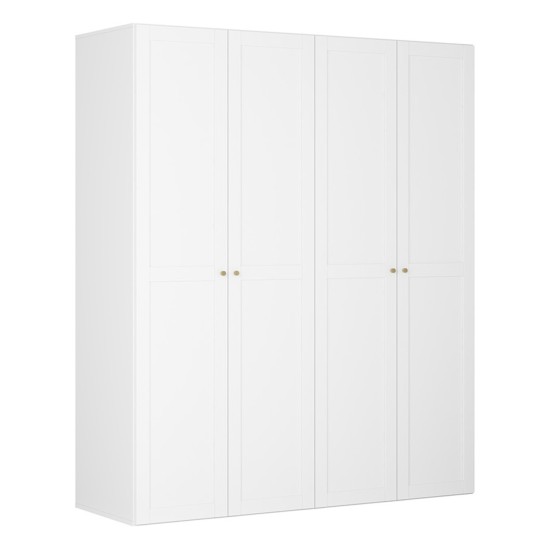 Шкаф BRW 120 200 см, белый Шкаф BRW 120 200 см, белый