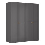 Шкаф BRW 121 200 см, графитовый