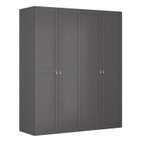 Шкаф BRW 121 200 см, графитовый