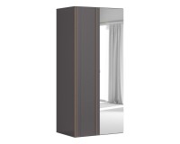 Шкаф BRW 121 200 см, графитовый