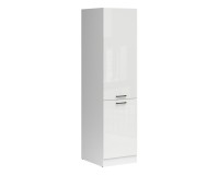 ארונית תחתונה JUNONA 50, 2 דלתות, גבוה, שמאלי, לבן עם קרם מבריק ארונית תחתונה JUNONA 50, 2 דלתות, גבוה, שמאלי, לבן עם קרם מבריק