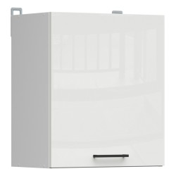 ארונית עליונה JUNONA 50, 1 דלת, לבן עם קרם מבריק ארונית עליונה JUNONA 50, 1 דלת, לבן עם קרם מבריק