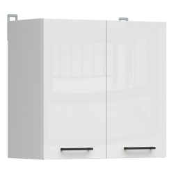 ארונית עליונה JUNONA 80, 2 דלתות, לבן עם קרם מבריק ארונית עליונה JUNONA 80, 2 דלתות, לבן עם קרם מבריק