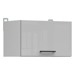 Open wall cabinet JUNONA 50 cm, white with grey