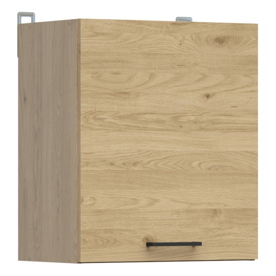 Wall cabinet JUNONA 50 cm, 1 door, wenge with sonoma oak