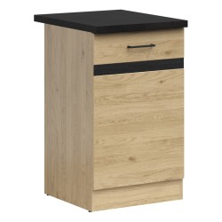ארונית תחתונה JUNONA 50, 1 דלת, שמאלי, ונגה עם אלון סונומה