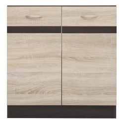 Oven housing JUNONA 80 cm, 2 doors, wenge with sonoma oak