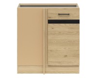 Угловой нижний шкаф JUNONA 100 см, левый, венге с дубом сонома