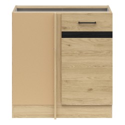 ארונית פינתית תחתונה JUNONA 100, שמאלי, ונגה עם אלון סונומה