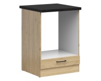 Oven housing JUNONA 60 cm, wenge with sonoma oak
