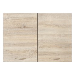 Wall cabinet JUNONA 80 cm, 2 doors, wenge with sonoma oak
