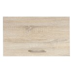 Open wall cabinet JUNONA 50 cm, wenge with sonoma oak