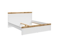 Кровать HOLTEN 180 x 200, белый с дубом вотан