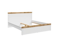 Кровать HOLTEN 180 x 200, белый с дубом вотан