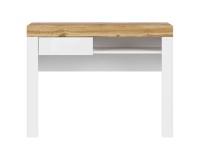 Dressing table HOLTEN 106 cm, 1 drawer, white with wotan oak