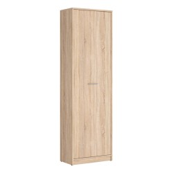 Bookcase NEPO 60 cm, 1 door, sonoma oak