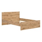 Bed ZELE 140 x 200, wotan oak