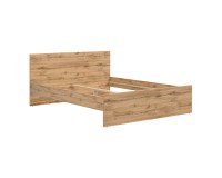 Bed ZELE 160 x 200, wotan oak