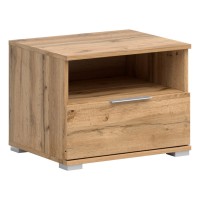 Bedside table ZELE 50 cm, 1 drawer, wotan oak