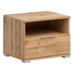 Bedside table ZELE 50 cm, 1 drawer, wotan oak