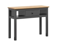 Dressing table HESEN 114 cm, graphite with artisan oak