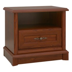 Bedside table KENT 57 cm, 1 drawer, chestnut Bedside table KENT 57 cm, 1 drawer, chestnut
