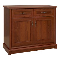 Комод KENT 101 см, 2 двери и 2 ящика, каштан