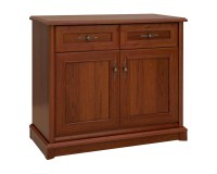 Комод KENT 101 см, 2 двери и 2 ящика, каштан