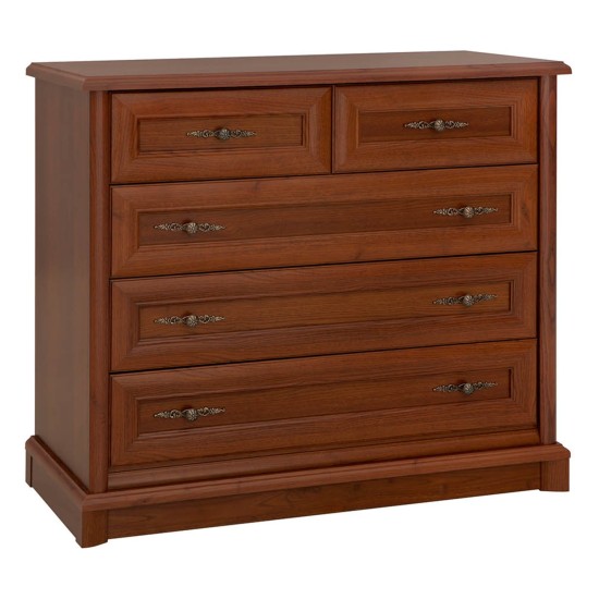 Комод KENT 101 см, 5 ящиков, каштан Комод KENT 101 см, 5 ящиков, каштан
