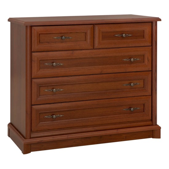 Комод KENT 101 см, 5 ящиков, каштан Комод KENT 101 см, 5 ящиков, каштан