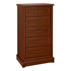 Chest of drawers KENT 62 cm, 5 drawers, chestnut Chest of drawers KENT 62 cm, 5 drawers, chestnut