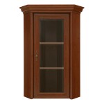 Display cabinet KENT 58 cm, chestnut