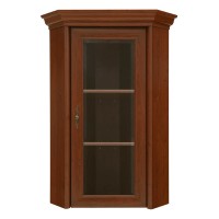 Display cabinet KENT 58 cm, chestnut