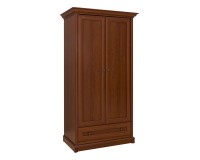ארון בגדים KENT 110, 2 דלתות ו 1 מגירה, ערמון